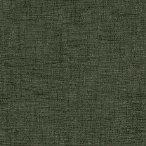 Flat image of Abigail Ahern Weathered Linen Garden wallpaper in forest green
