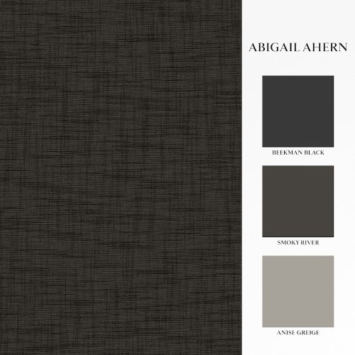 Matching paints paired with Abigail Ahern Weathered Linen Tattoo wallpaper