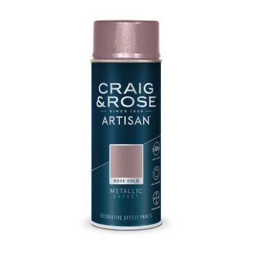 Craig & Rose Rose Gold Metallic Effect Spray Paint