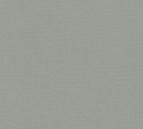AS Creation Linen Texture Eucalyptus Wallpaper