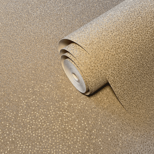 Roll shot of Belgravia Decor Valentino Texture Gold Wallpaper