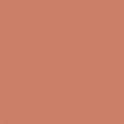 Flat image of Craig & Rose Etruscan Red paint with a warm, earthy finish