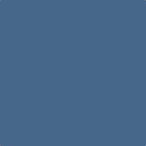 Flat image of Craig & Rose Flanders Blue paint in a soft earthy blue finish