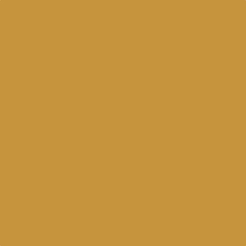 Flat image of Craig & Rose French Ochre paint in a golden yellow finish
