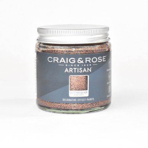 Craig & Rose Artisan Rose Gold Glitter Glaze