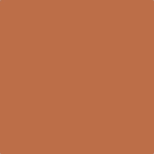 Flat image of Craig & Rose Russet paint with a warm ochre-saffron finish