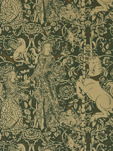 Sanderson Aurelia's Grail Gobelin Green/Bronze Wallpaper Long