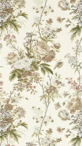 Sanderson Lakeland Paradis Walnut Wallpaper Long