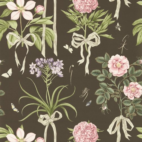 Sanderson Cupid's Beau Morel/Mantle Wallpaper