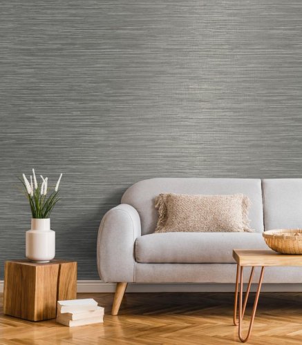 Decorline Alton Grey & Silver Wallpaper