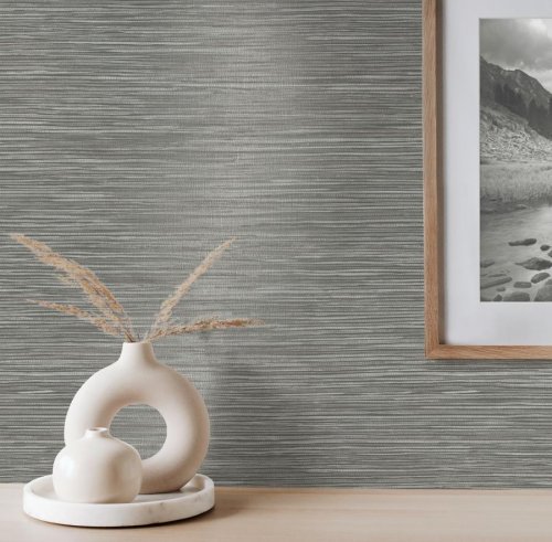 Decorline Alton Grey & Silver Wallpaper