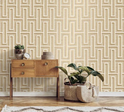 Decorline Henley Straw Wallpaper