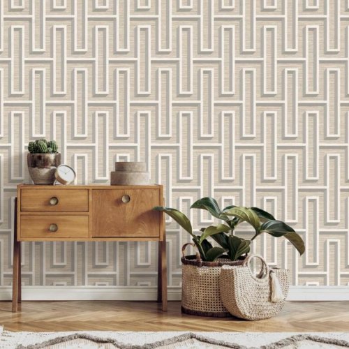 Decorline Henley Natural Wallpaper