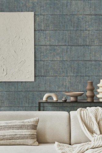 Decorline Blake Charcoal Wallpaper Room 2