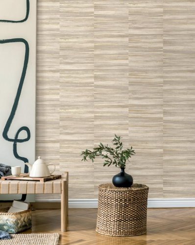 Decorline Rowan Natural Wallpaper Room