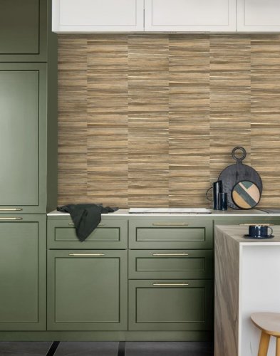 Decorline Rowan Brown Wallpaper Room 2