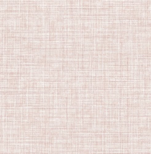 A Street Prints Textures Linen Pink Wallpaper