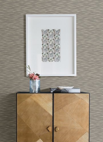 A Street Prints Revival Benson Brown Wallpaper Room 2