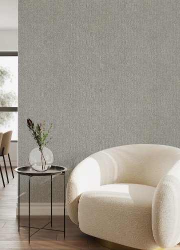 A Street Prints Revival Ashbee Dark Grey Wallpaper Room