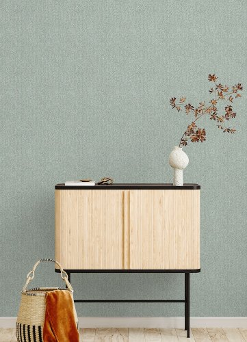 A Street Prints Revival Ashbee Green Wallpaper Room 2