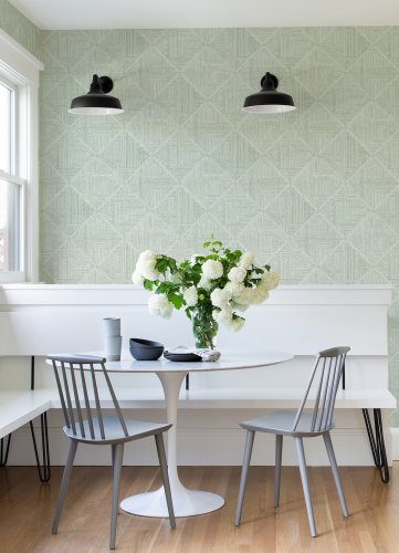 A Street Prints Cade Green Wallpaper Room
