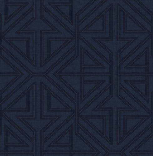 A Street Prints Kachel Indigo Wallpaper