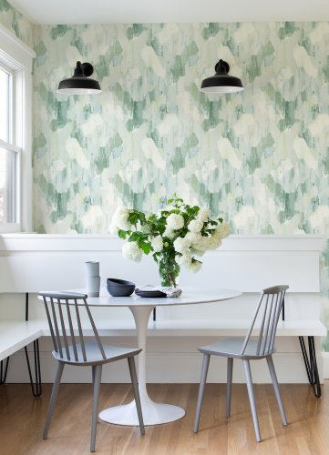 A Street Prints Mahi Green Wallpaper Room