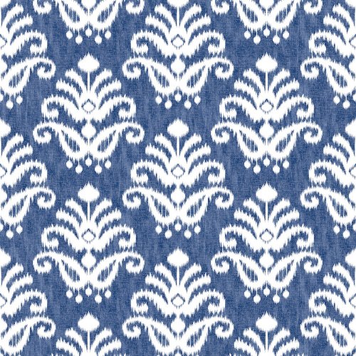 A Street Prints Keaton Aqua Wallpaper