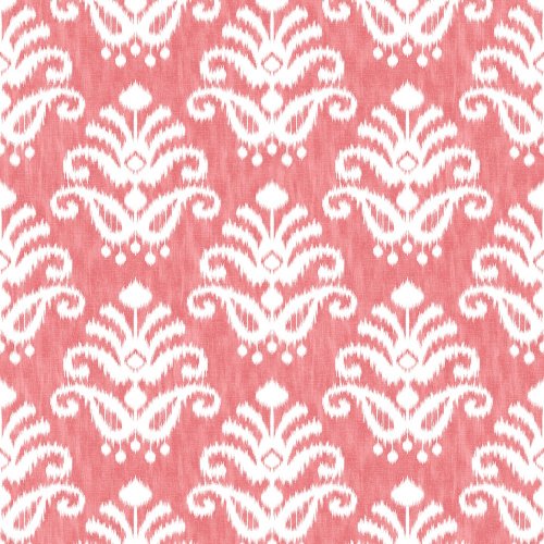 A Street Prints Keaton Coral Wallpaper