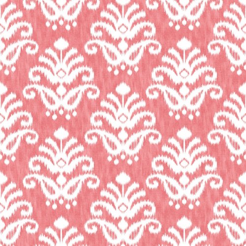 A Street Prints Keaton Coral Wallpaper