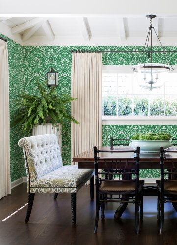 A Street Prints Marni Green Wallpaper Room