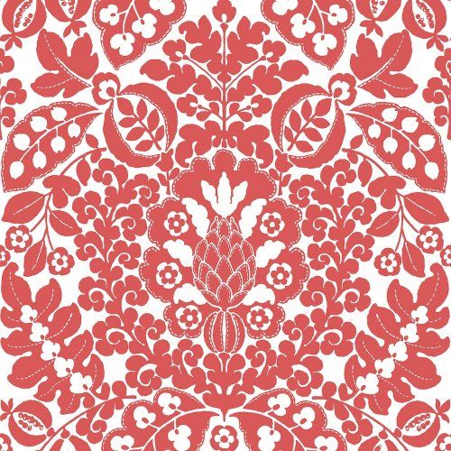 A Street Prints Marni Coral Wallpaper