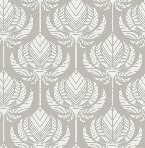 A Street Prints Palmier Grey Wallpaper