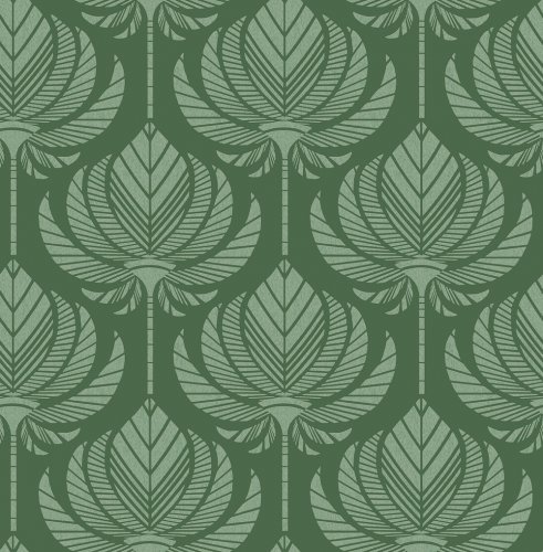 A Street Prints Palmier Grey Wallpaper