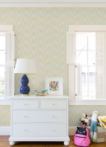 A Street Prints Erik Yellow Wallpaper Room