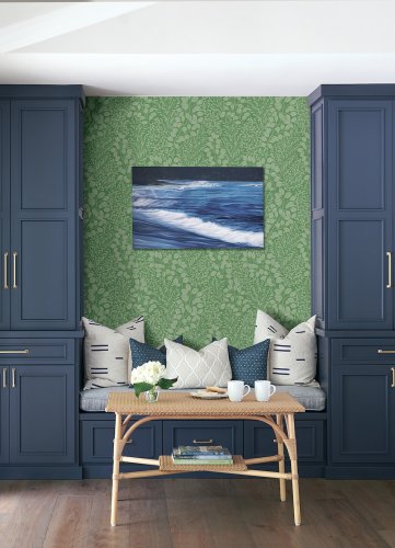 A Street Prints Elin Green Wallpaper Room