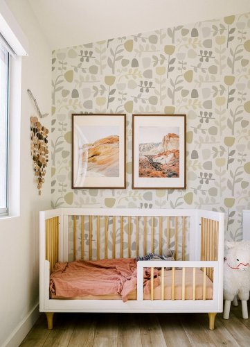 A Street Prints Juni Natural Wallpaper Room
