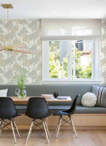 A Street Prints  Lykke Natural Wallpaper Room 2