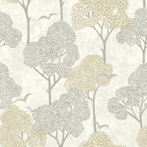 A Street Prints  Lykke Natural Wallpaper