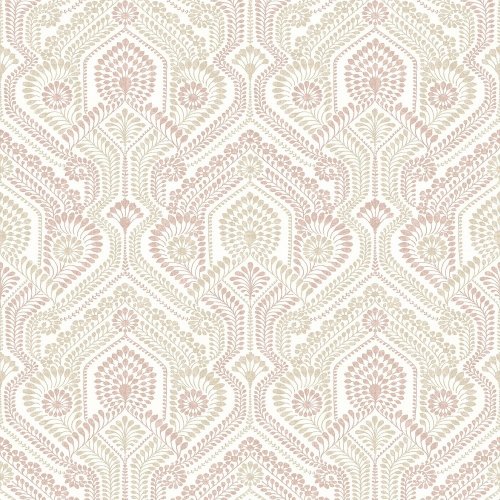 A Street Prints Fernback Pink Wallpaper