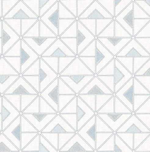 A Street Prints Jekyl Blue Wallpaper