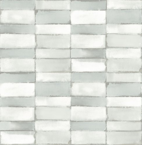 A Street Prints Braden Green & Grey Wallpaper