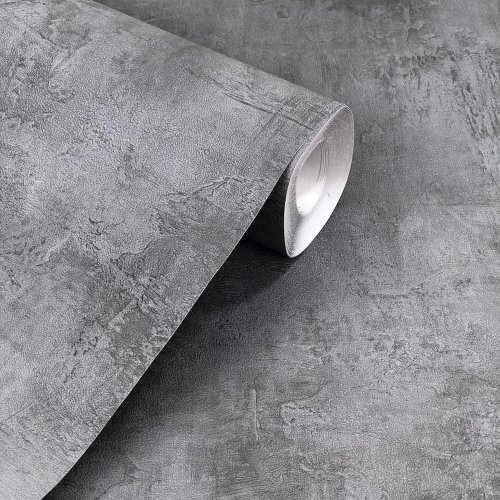 Galerie Loft Wall Charcoal Wallpaper