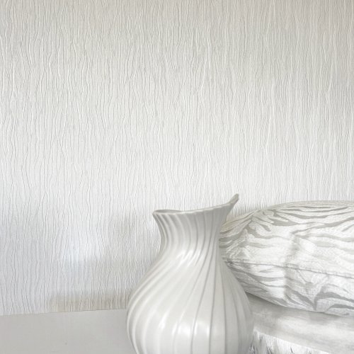 Belgravia Decor Tiffany Texture White Wallpaper Room