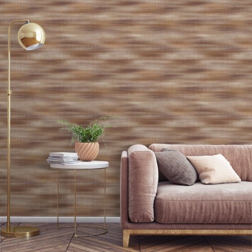 Grandeco Horizon Rust Wallpaper Room