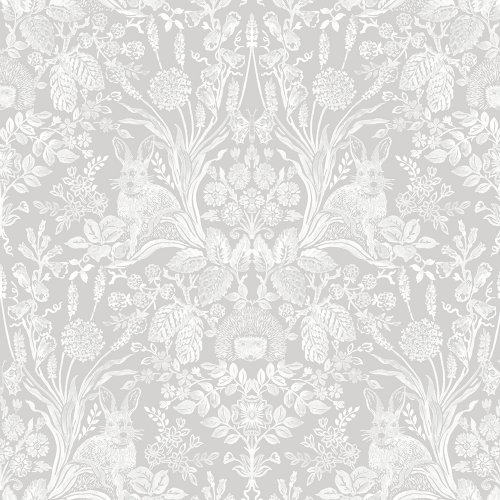 Holden Decor Harlen Grey woodland animals wallpaper 90160