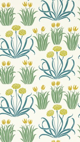 Morris & Co Glade Gooseberry Fool Wallpaper Long