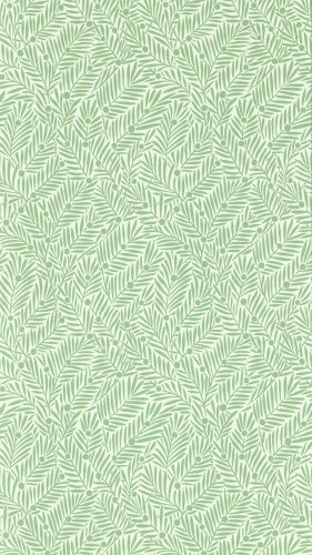 Morris & Co Yew & Aril Spearmint Wallpaper Long