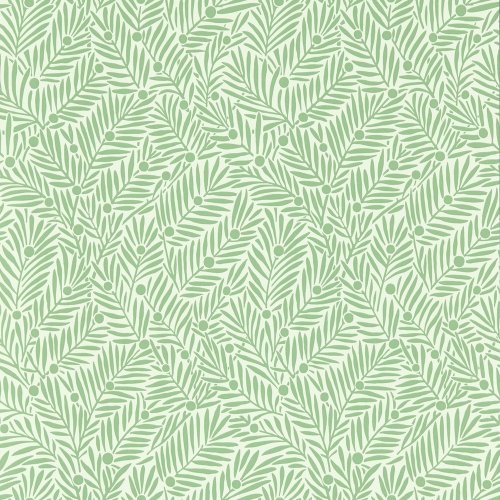 Morris & Co Yew & Aril Spearmint Wallpaper