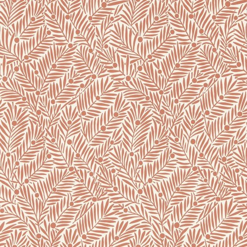 Morris & Co Yew & Aril Watermelon Wallpaper